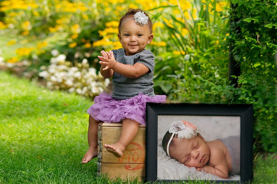 one-year-old-with-newborn-picture