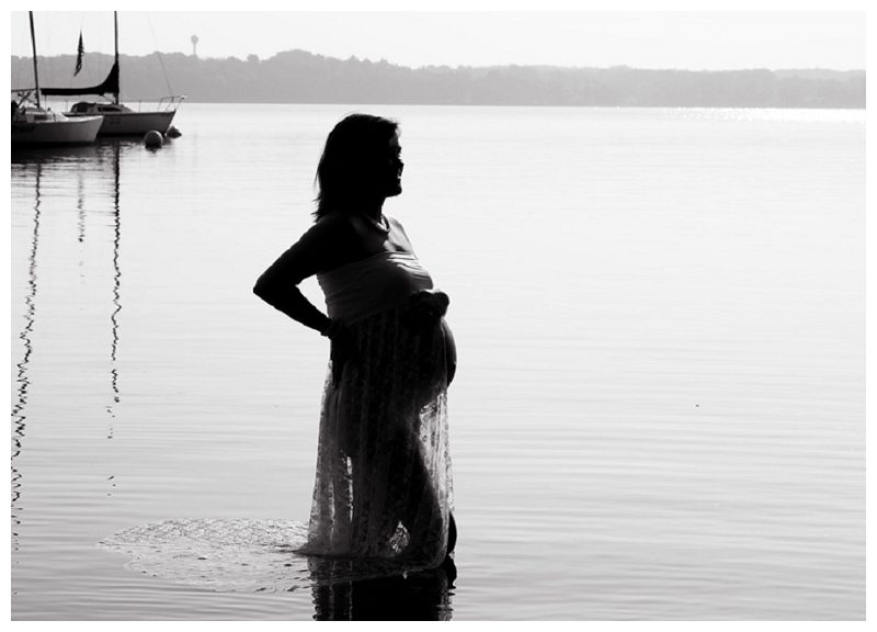 silhouette-maternity-lake