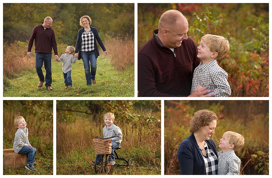 galesburg fall family mini photo session