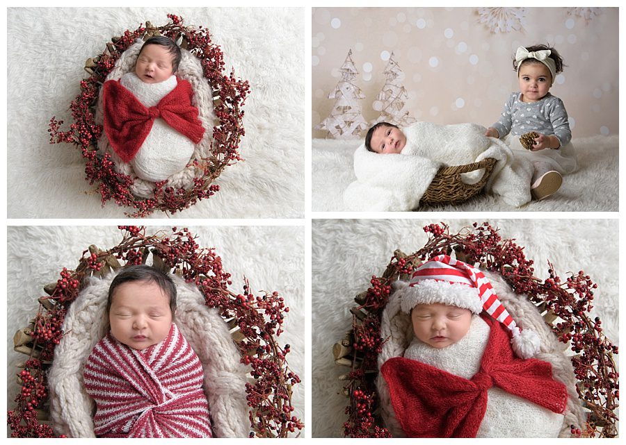 Christmas newborn pictures