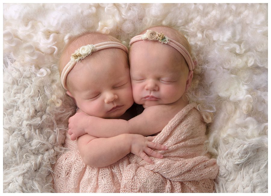 twin newborn babies