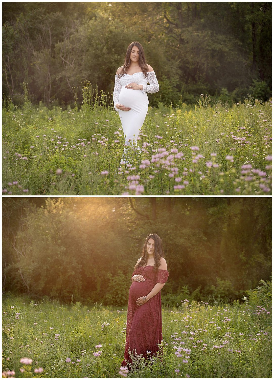 wildflower field location for maternity pictures Kalamazoo